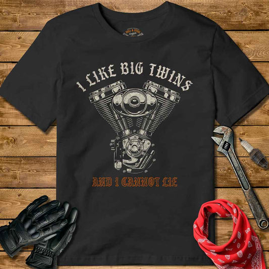 I Like Big Twins Motorcycle T-shirt