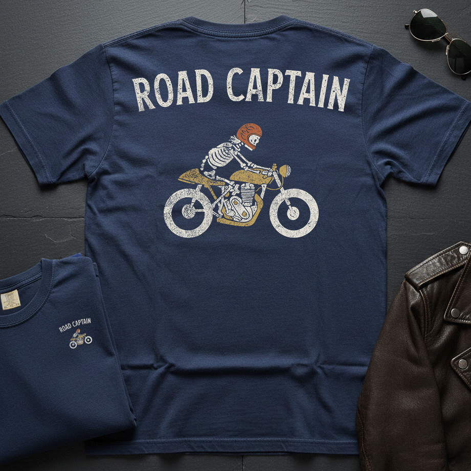 Road Captain Bike 2-Sided T-Shirt