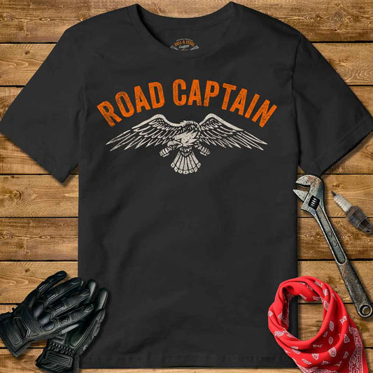 Road Captain Eagle Motorcycle T-shirt
