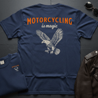 Motorcycling Is Magic 2-Sided T-Shirt