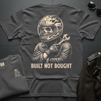 Built Not Bought Biker 2-Sided T-Shirt