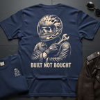 Built Not Bought Biker 2-Sided T-Shirt