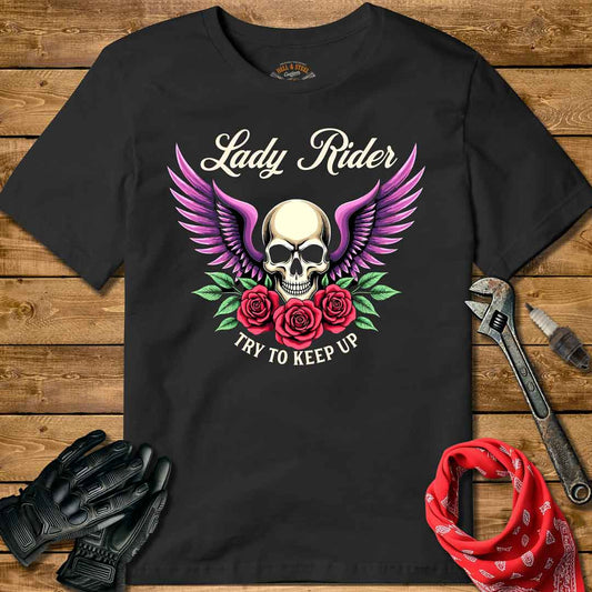 Lady Rider Women's Motorcycle T-shirt