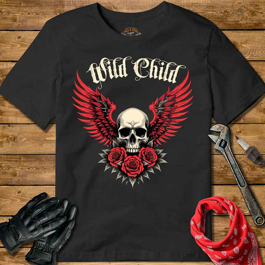 Wild Child Women's Motorcycle T-shirt
