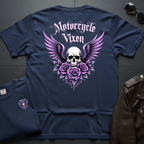 Motorcycle Vixen 2-Sided T-Shirt