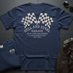 Hell And Steel Flags Distressed 2-Sided T-Shirt