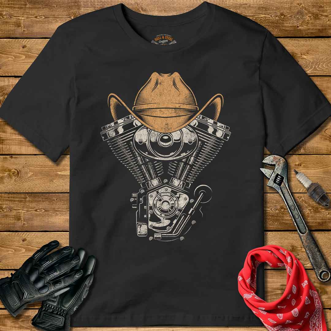 Country V-Twin Motorcycle T-shirt