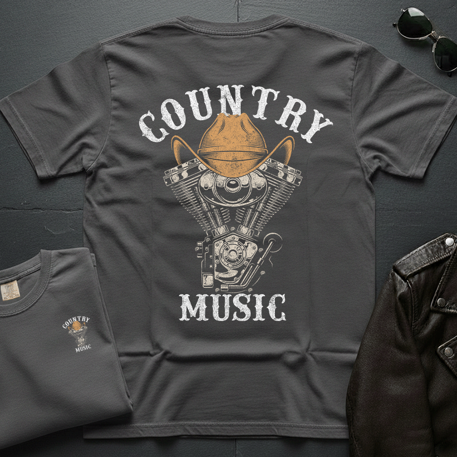 Country Music 2-Sided T-Shirt