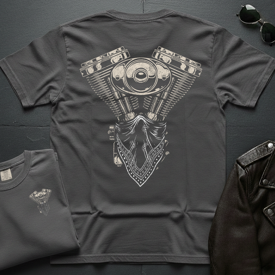 Bandana V-Twin 2-Sided T-Shirt