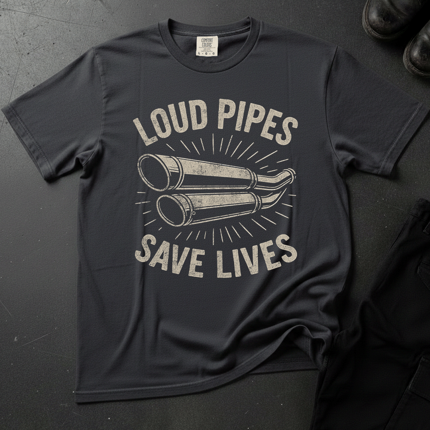 Loud Pipes Save - Front Print T-shirt
