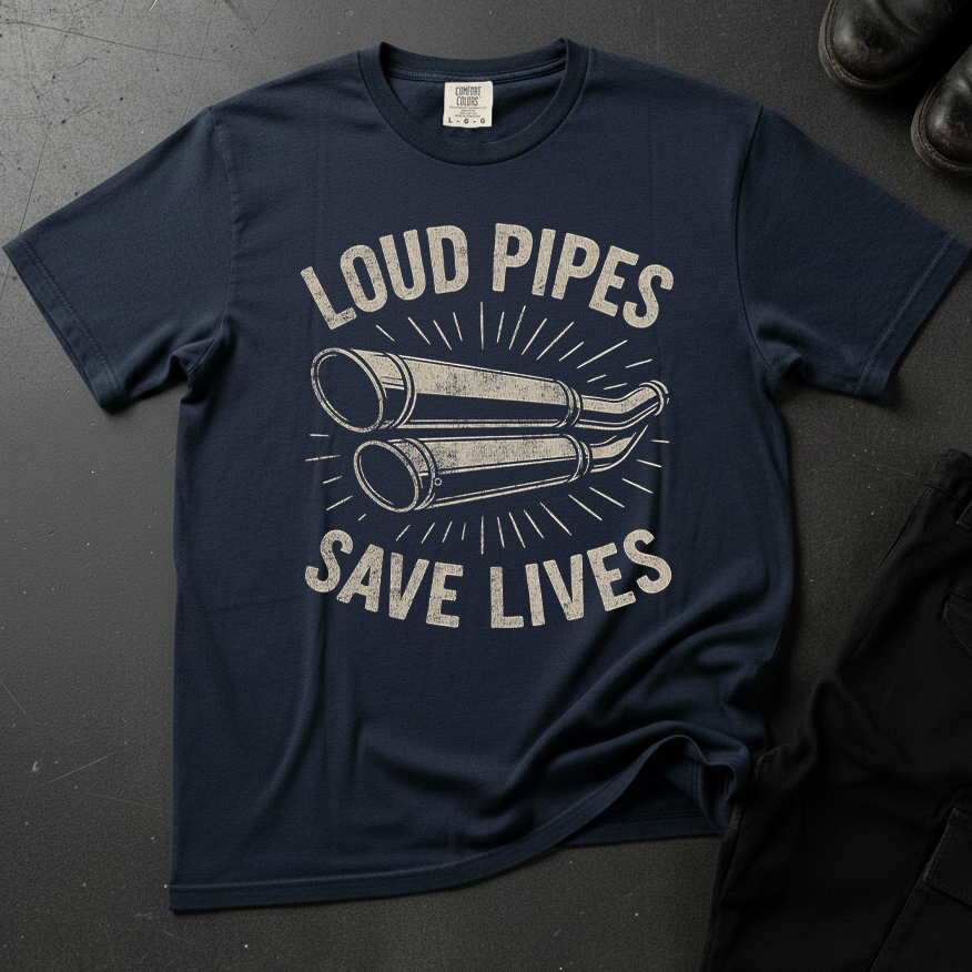 Loud Pipes Save - Front Print T-shirt