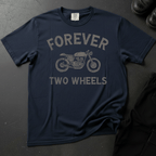 Forever Two Wheels Distressed - Front Print T-shirt