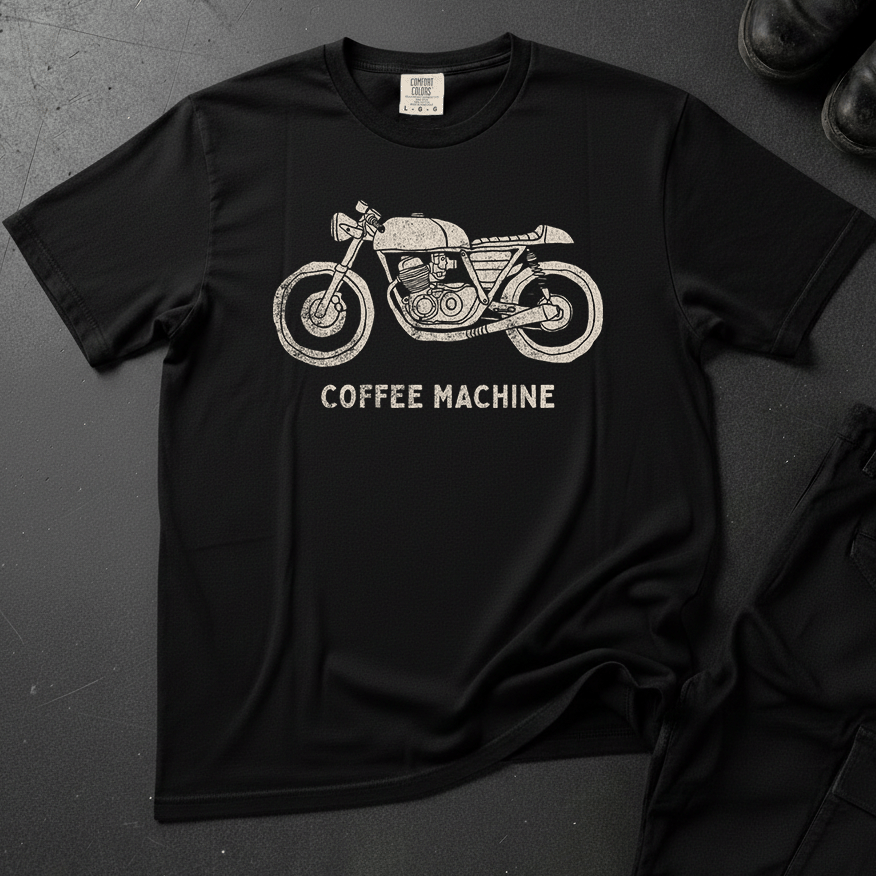 Coffee Machine - Front Print T-shirt