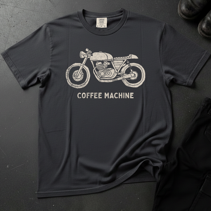 Coffee Machine - Front Print T-shirt