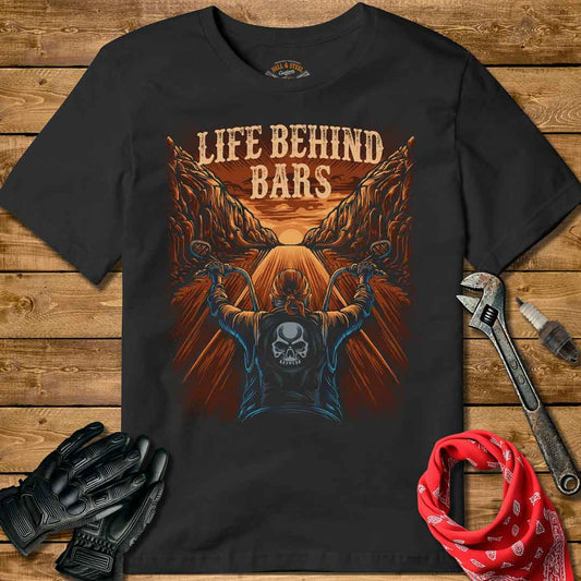 Life Behind Bars Motorcycle T-shirt