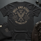 Hell And Steel Sparkplugs 2-Sided T-Shirt