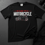 My Blood Type Is Motorcycle - Front Print T-shirt
