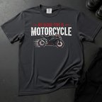 My Blood Type Is Motorcycle - Front Print T-shirt