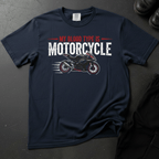 My Blood Type Is Motorcycle - Front Print T-shirt