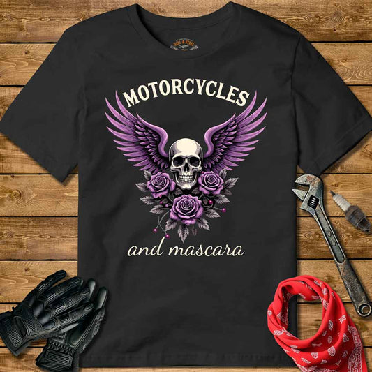 Motorcycles And Mascara Women's T-shirt